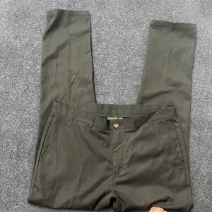 Extracurricular Pants Mens 35x31 Black Flat Front Dress Slacks Office Wear